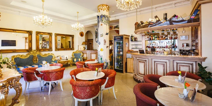 Pobyt v elegantnom hoteli blízko kolonády: raňajky, wellness aj procedúry