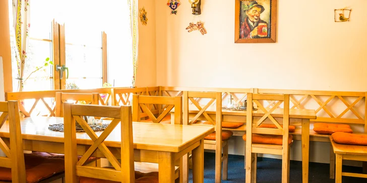 Pobyt v rodinnom penzióne v Peci pod Sněžkou s raňajkami až pre 4 osoby