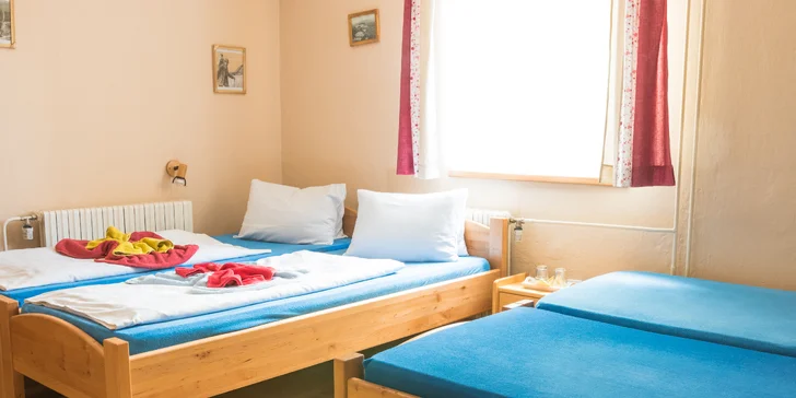 Pobyt v rodinnom penzióne v Peci pod Sněžkou s raňajkami až pre 4 osoby