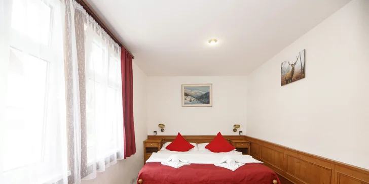 S rodinou do Špindlerovho Mlyna: raňajky alebo polpenzia, na výber aj privátne wellness či masáže