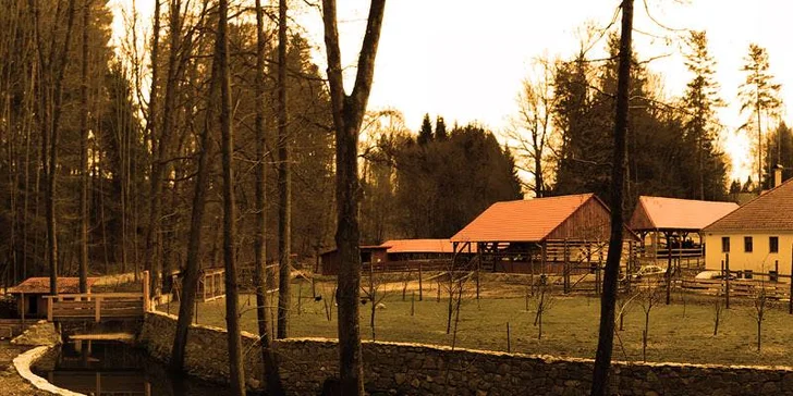 Pobyt v zrenovovanom mlyne s farmou, vlastným pivovarom a wellness
