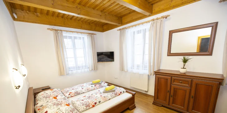 Pobyt v zrenovovanom mlyne s farmou, vlastným pivovarom a wellness