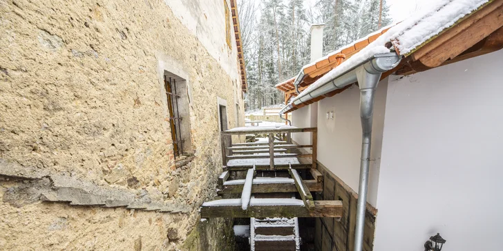 Pobyt v zrenovovanom mlyne s farmou, vlastným pivovarom a wellness