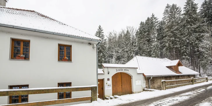 Pobyt v zrenovovanom mlyne s farmou, vlastným pivovarom a wellness