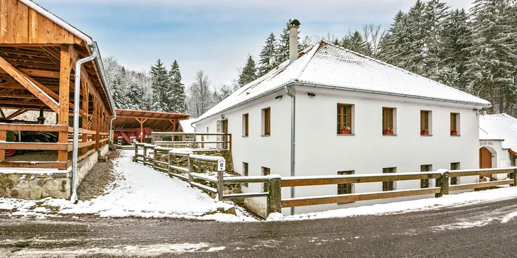 Pobyt v zrenovovanom mlyne s farmou, vlastným pivovarom a wellness