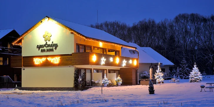 Rodinný pobyt v Jasnej: moderné apartmány s raňajkami a vonkajšou vírivkou