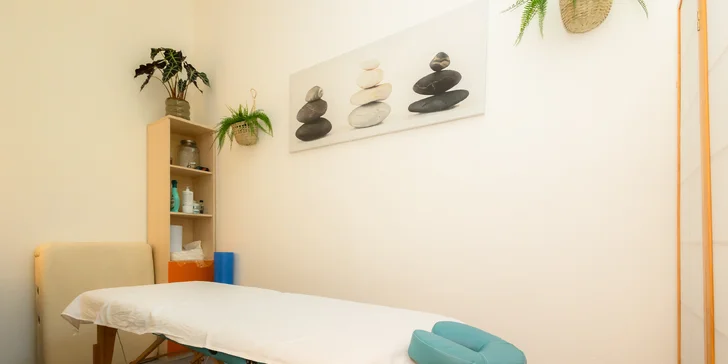 Hrejivá masáž chrbta, šije, nôh či celého tela aj s lávovými kameňmi