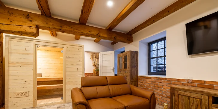 Relax apartmán: vlastná vírivka, sauna, možnosť farmárskych raňajok aj ďalších dobrôt