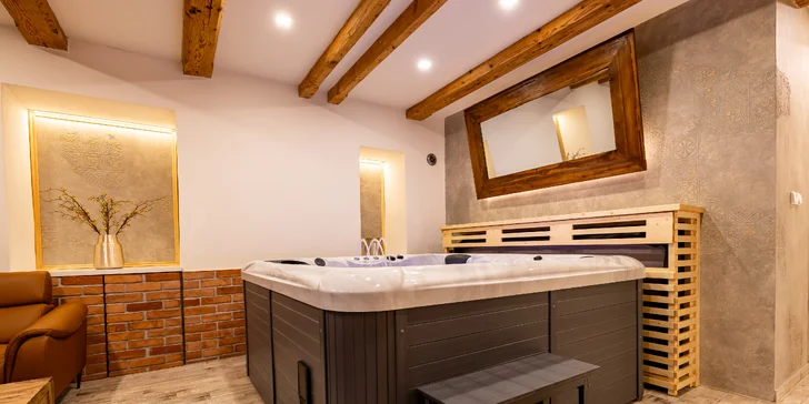 Relax apartmán: vlastná vírivka, sauna, možnosť farmárskych raňajok aj ďalších dobrôt
