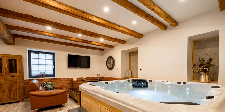 Relax apartmán: vlastná vírivka, sauna, možnosť farmárskych raňajok aj ďalších dobrôt