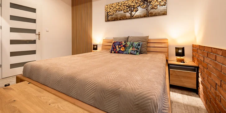 Relax apartmán: vlastná vírivka, sauna, možnosť farmárskych raňajok aj ďalších dobrôt