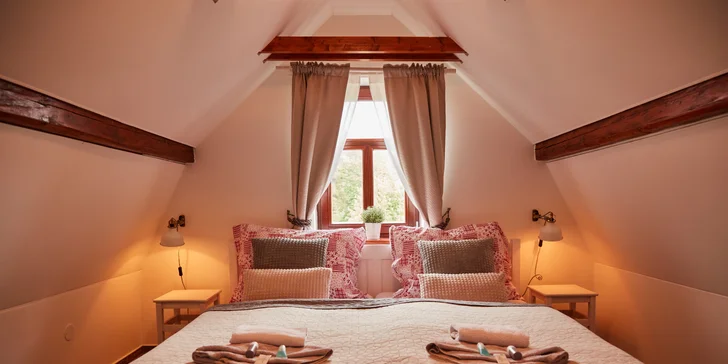 Historická vila pri priehrade Les Království a blízko Dvora Králové, raňajky v cene