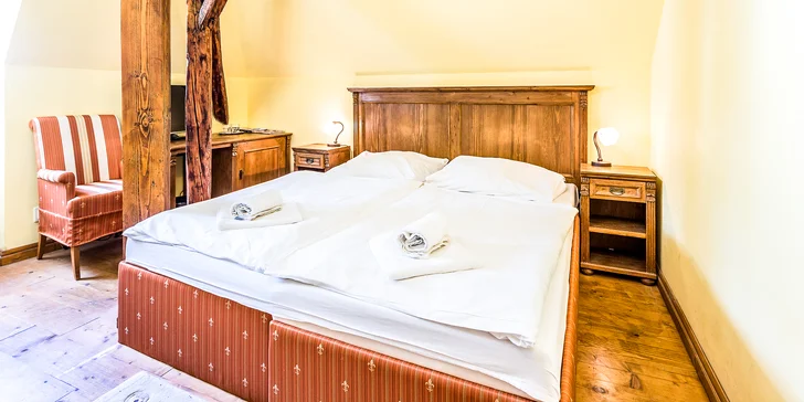 Romantický pobyt s raňajkami v centre Banskej Štiavnice v historickom penzióne