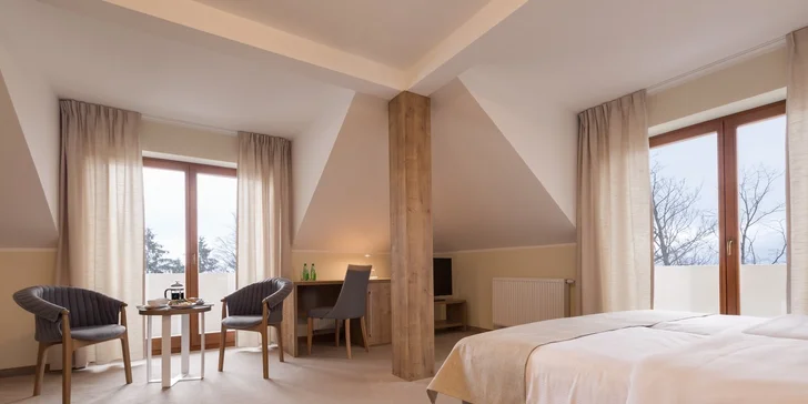 Krásy poľských Krkonôš: hotel v bývalom hrade, polpenzia a neobmedzený wellness