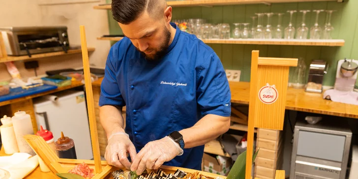Exkluzívny sushi set – až 48 kúskov s krevetami, lososom či avokádom