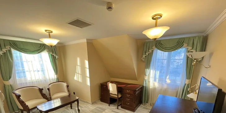 Romantický hotel na okraji Prahy: pobyt s raňajkami alebo polpenziou, možnosť privátnej sauny a vírivky