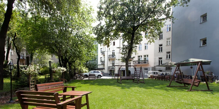 Moderný hotel v Krakove s raňajkami a tichou záhradou, 1 km od Hlavného námestia