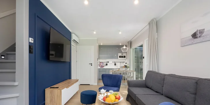 Krásna dovolenka pri Balte: izby a domčeky v pokojnej lokalite len 250 m od pláže, strava aj wellness