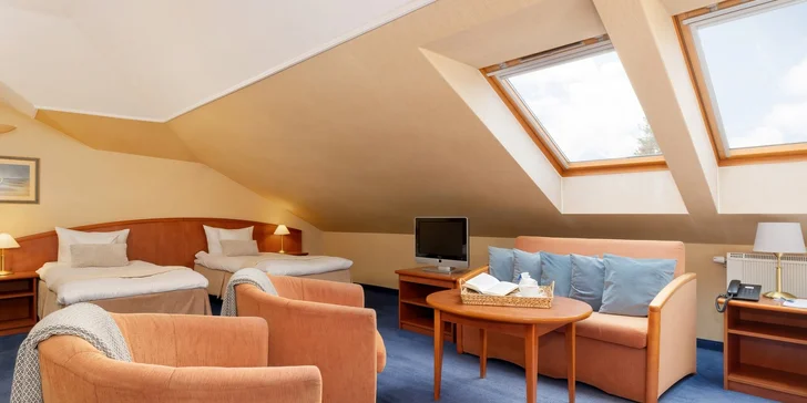 Krásna dovolenka pri Balte: izby a domčeky v pokojnej lokalite len 250 m od pláže, strava aj wellness