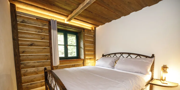 Pobyt na Šumave: horská chata pod keltským hradiskom Obří hrad a raňajky