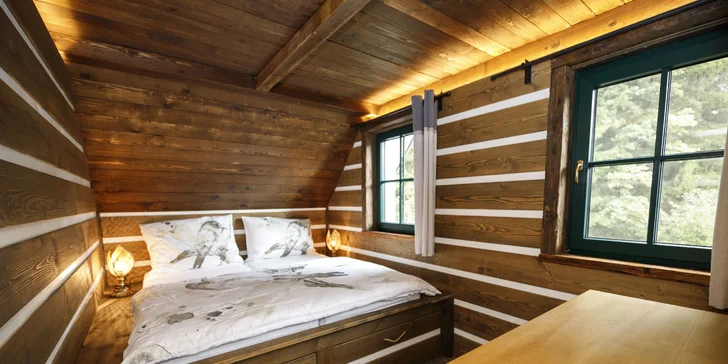 Pobyt na Šumave: horská chata pod keltským hradiskom Obří hrad a raňajky