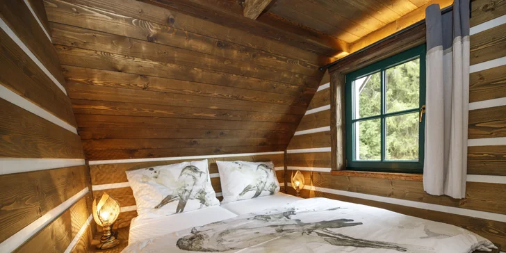 Pobyt na Šumave: horská chata pod keltským hradiskom Obří hrad a raňajky