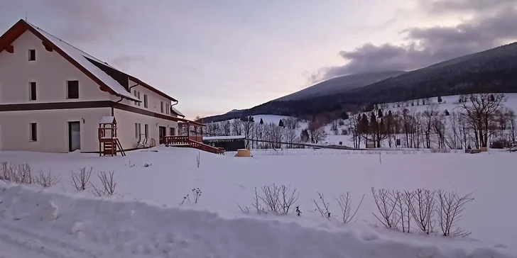 Dovolenka v Jeseníkoch: penzión pod Ramzovou s jedlom aj saunou