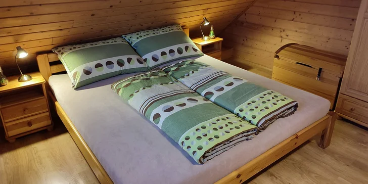 Rodinná dovolenka v drevenom zrube v malebnej horehronskej obci Telgárt až pre 11 ľudí