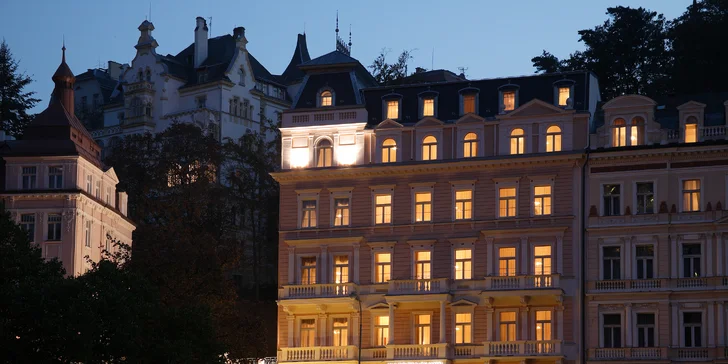 4* relax v Karlových Varoch s polpenziou, wellness a procedúrami
