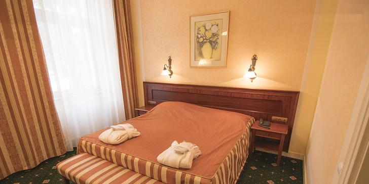 4* relax v Karlových Varoch s polpenziou, wellness a procedúrami