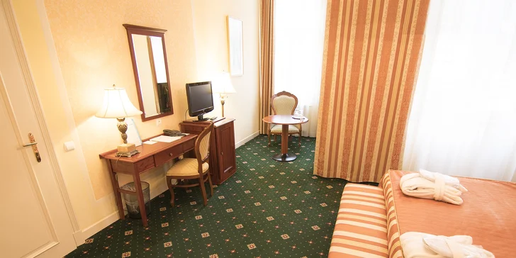 4* relax v Karlových Varoch s polpenziou, wellness a procedúrami