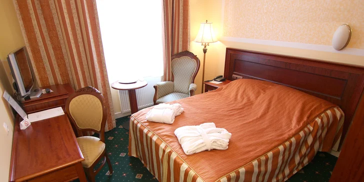 4* relax v Karlových Varoch s polpenziou, wellness a procedúrami