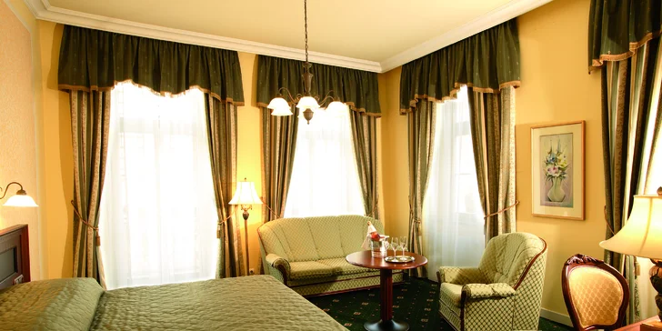 4* relax v Karlových Varoch s polpenziou, wellness a procedúrami