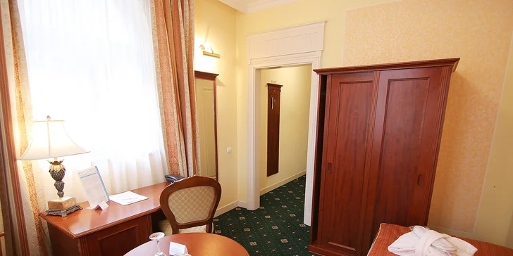 4* relax v Karlových Varoch s polpenziou, wellness a procedúrami