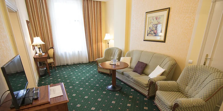 4* relax v Karlových Varoch s polpenziou, wellness a procedúrami