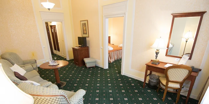 4* relax v Karlových Varoch s polpenziou, wellness a procedúrami