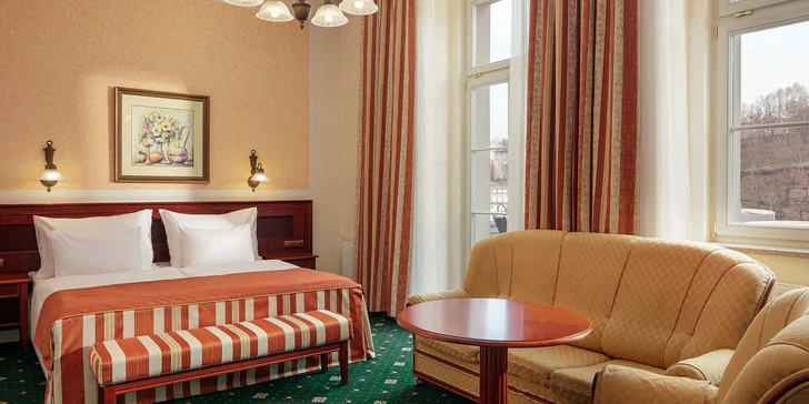 4* relax v Karlových Varoch s polpenziou, wellness a procedúrami