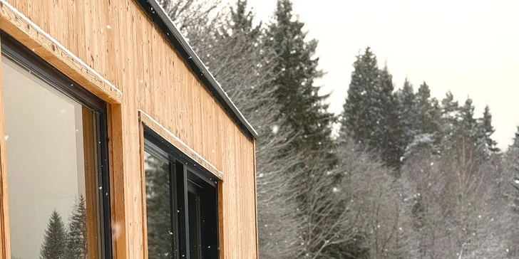 Pobyt v drevenom domčeku uprostred prírody pre 2 až 4 osoby
