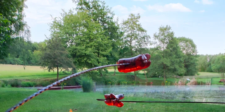 Hausbót Pohodička na rybníčku: pobyt s rybolovom aj plavbami na loďke