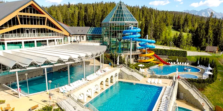 Oddych v 4* Hoteli BUKOVINA s neobmedzeným vstupom do komplexu s 12 bazénmi