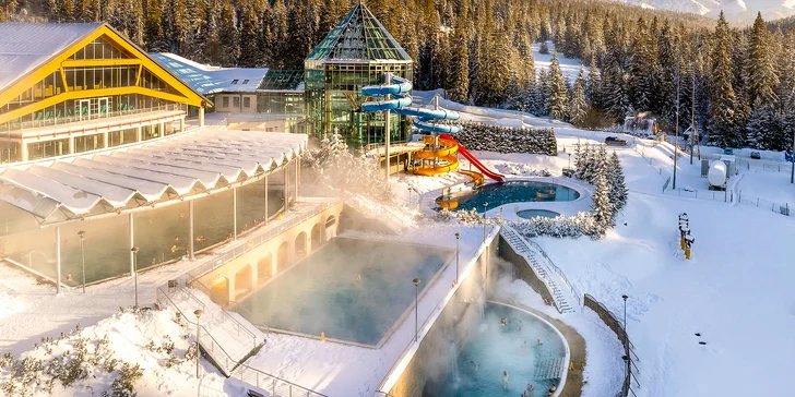 Oddych v 4* Hoteli BUKOVINA s neobmedzeným vstupom do komplexu s 12 bazénmi