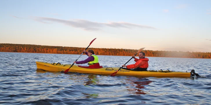 Dom v Škandinávii pre 2-7 osôb: medzi lesmi a jazerami pod polárnym kruhom, český majiteľ so skvelým hodnotením