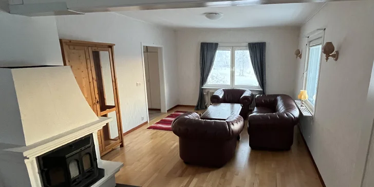 Dom v Škandinávii pre 2-7 osôb: medzi lesmi a jazerami pod polárnym kruhom, český majiteľ so skvelým hodnotením