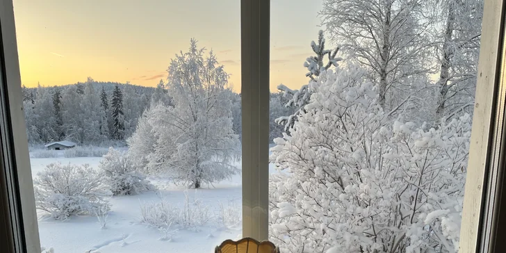 Dom v Škandinávii pre 2-7 osôb: medzi lesmi a jazerami pod polárnym kruhom, český majiteľ so skvelým hodnotením