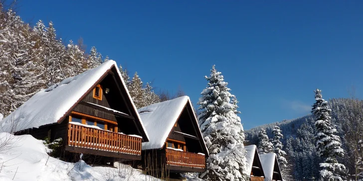 S rodinou alebo partiou do Beskýd: bungalov pod Lysou horou, raňajky, bazén a bowling až pre 6 osôb