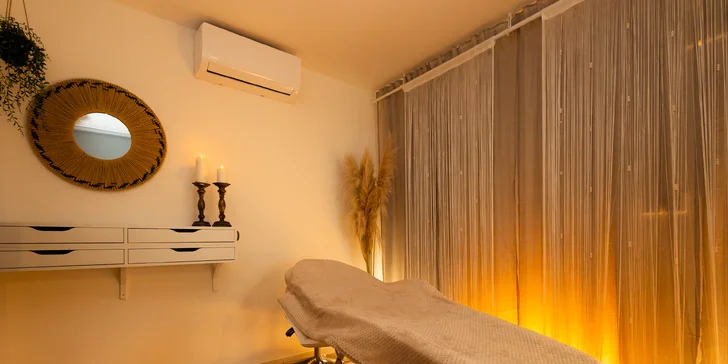 Masáže: dolné končatiny, chrbát, hlava a šija alebo celé telo