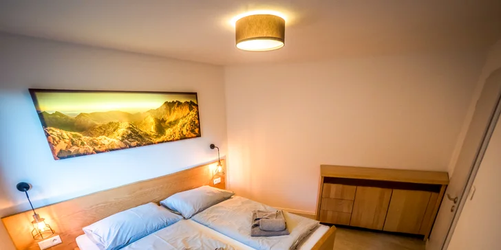 Pobyt v luxusných apartmánoch alebo v štúdiu s krbom: infrasauna v cene, privátna kaďa od 3 nocí