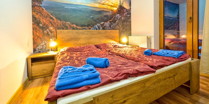 Pobyt v luxusných apartmánoch alebo v štúdiu s krbom: infrasauna v cene, privátna kaďa od 3 nocí