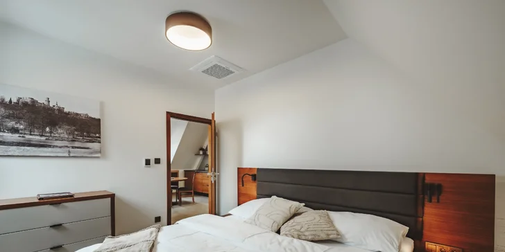 Krásne apartmány len 800 m od zámku v Hlubokej s raňajkami aj wellness