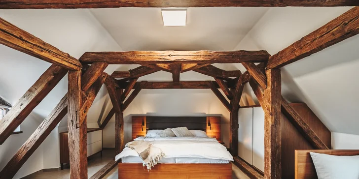 Krásne apartmány len 800 m od zámku v Hlubokej s raňajkami aj wellness